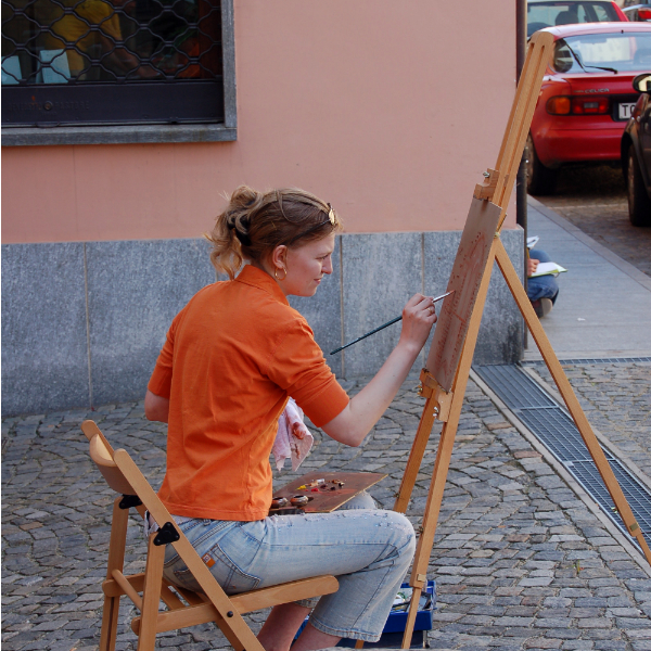 Lanscape painting outdoors Yulia A korneva